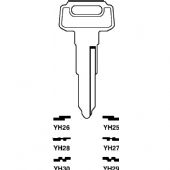 YH25 to YH30  Key In Blank